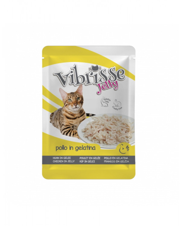 Vibrisse Jelly Для взрослых кошек с курицей в желе