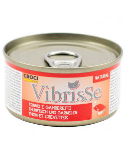 Vibrisse Для взрослых кошек с тунцом и креветками