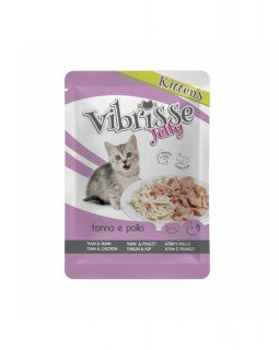 Vibrisse Jelly Kittens Для котят с курицей и тунцом в желе