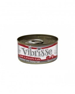 Vibrisse Для взрослых кошек с курицей и куриной ветчиной