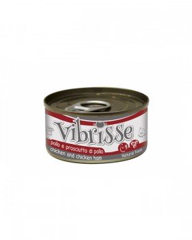 Vibrisse Для взрослых кошек с курицей и куриной ветчиной