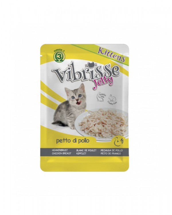 Vibrisse Jelly Kittens Для котят с курицей в желе
