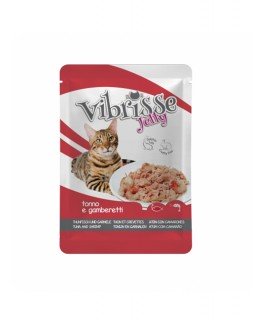 Vibrisse Jelly Для взрослых кошек с тунцом и креветками в желе