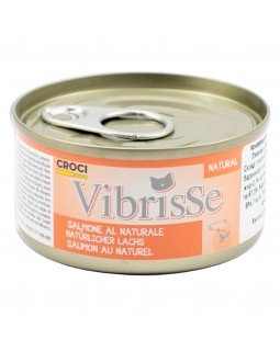 Vibrisse Для взрослых кошек с лососем в собственном соку, 70 гр