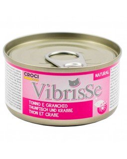Vibrisse Для взрослых кошек с тунцом и крабом