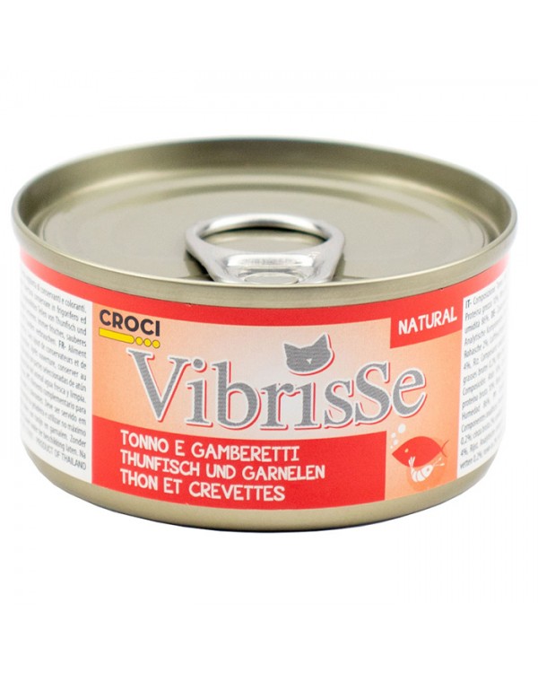 Vibrisse Для взрослых кошек с тунцом и креветками