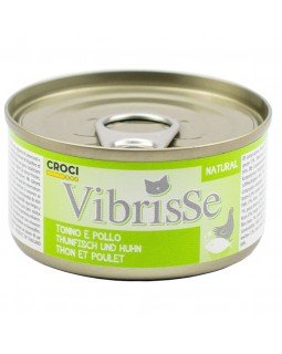 Vibrisse Для взрослых кошек с тунцом и курицей, 70 гр