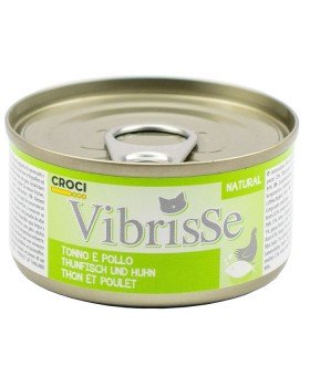 Vibrisse Для взрослых кошек с тунцом и курицей, 70 гр