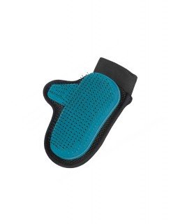 Trixie массажная перчатка для вычесывания шерсти и подшерстка