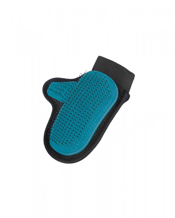 Trixie массажная перчатка для вычесывания шерсти и подшерстка Trixie массажная перчатка для вычесывания шерсти и подшерстка