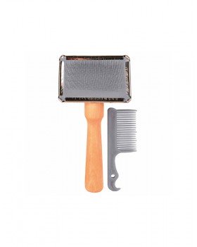 Trixie Пуходерка + расческа деревянная ручка