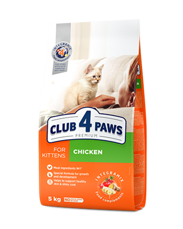Клуб 4 лапи Premium Kitten для кошенят з куркою