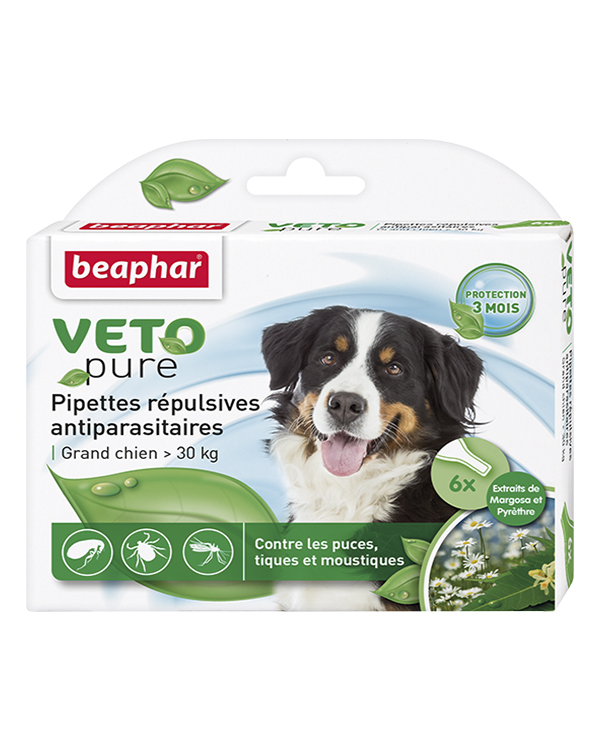 Біокаплі Beaphar VETO pure (30-50кг)