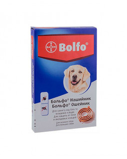 Bayer Bolfo нашийник для котів та собак від бліх і кліщів-foto2