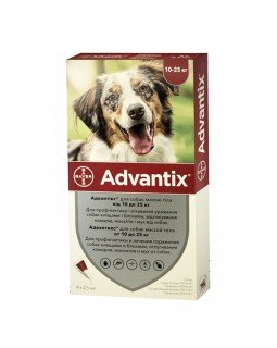 Bayer Advantix для собак вагою 10-25 кг