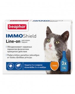 Краплі Beaphar Immo Shield Line-on для кішок
