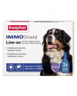 Краплі Beaphar Immo Shield Line-on 30-50 кг Краплі Beaphar Immo Shield Line-on 30-50 кг