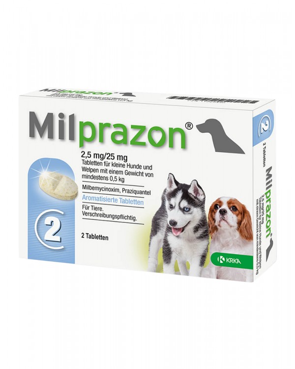 Мілпразон антигельмінтний засіб для цуценят і маленьких собак вагою до 5 кг