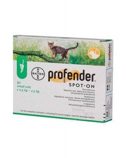 Profender краплі від гельмінтів для кішок (0.5-2.5 кг) Profender краплі від гельмінтів для кішок (0.5-2.5 кг)