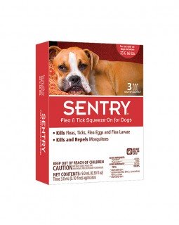 Sentry Краплі на холку від бліх, кліщів і комарів для собак вагою 15-30 кг, 3 мл Sentry Краплі на холку від бліх, кліщів і комарів для собак вагою 15-30 кг, 3 мл