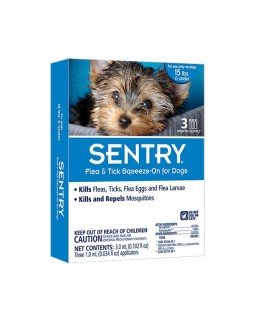 Sentry Краплі від бліх, кліщів і комарів для собак вагою до 7 кг, 1 мл Sentry Краплі від бліх, кліщів і комарів для собак вагою до 7 кг, 1 мл
