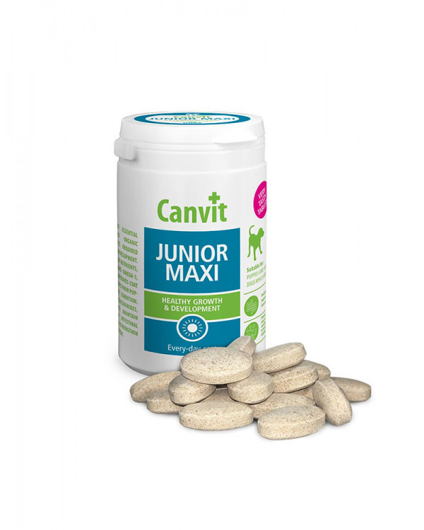 Канвит ( Canvit)  Junior Maxi для щенков весом от 25 кг ( 76 табл.)