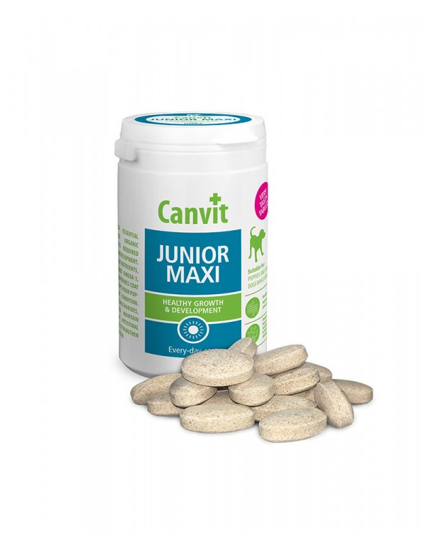 Канвит ( Canvit) Junior Maxi для щенков весом от 25 кг ( 76 табл.) Канвит ( Canvit) Junior Maxi для щенков весом от 25 кг ( 76 табл.)