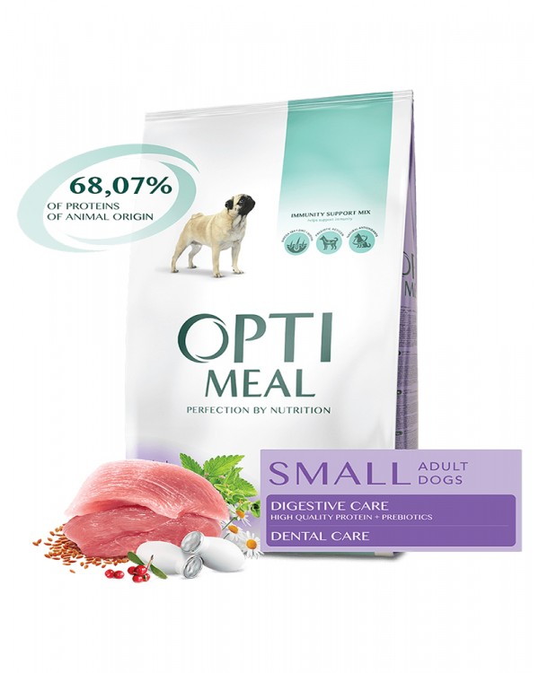 OptiMeal Для дорослих собак малих порід (до 10 кг) - качка OptiMeal Для дорослих собак малих порід (до 10 кг) - качка