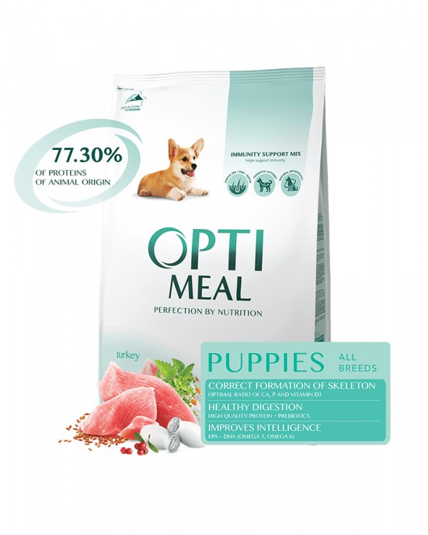 OptiMeal Для цуценят всіх порід - індичка OptiMeal Для цуценят всіх порід - індичка