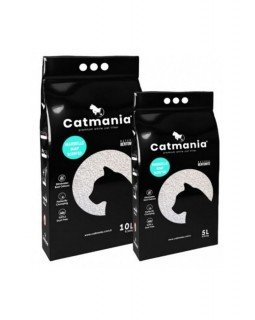 Catmania Бентонітовий наповнювач з запахом марсельського мила, бірюзові гранули Catmania Бентонітовий наповнювач з запахом марсельського мила, бірюзові гранули