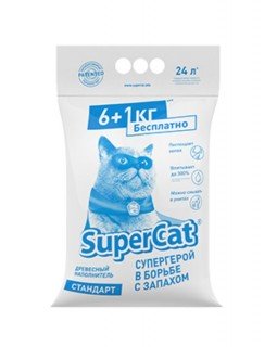 Деревне наповнювач SuperCat Стандарт без аромату-foto2