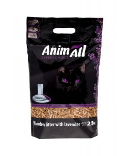 AnimAll Деревневий наповнювач для котів, з ароматом лаванди