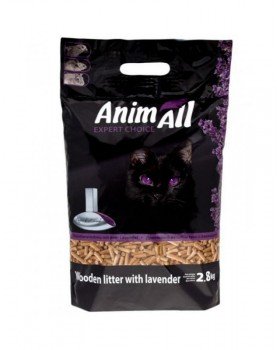 AnimAll Деревневий наповнювач для котів, з ароматом лаванди