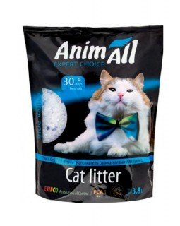 AnimAll Силікагелевий наповнювач "Блакитна долина" для котів AnimAll Силікагелевий наповнювач "Блакитна долина" для котів