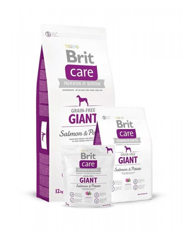 Brit Care Grain-free Giant Salmon & Potato, 12 кг