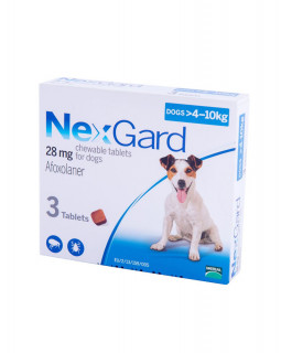 NexGard таблетки від бліх та кліщів для собак M (4-10 кг)