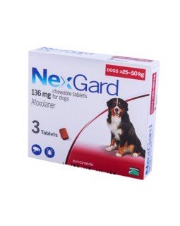 Таблетки NexGard від бліх та кліщів для собак XL (25-50 кг) Таблетки NexGard від бліх та кліщів для собак XL (25-50 кг)