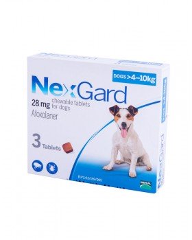 NexGard таблетки від бліх та кліщів для собак M (4-10 кг)