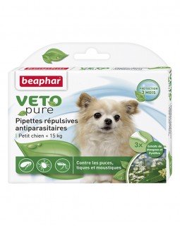 Біокаплі Beaphar VETO pure (до 15кг) Біокаплі Beaphar VETO pure (до 15кг)